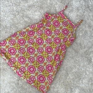 HANNA ANDERSSON girls pink & green sundress